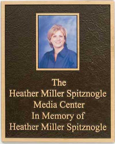 photo plaques, bronze photo plaque, color photo plaques