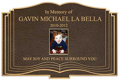 photo plaques, bronze photo plaque, color photo plaques