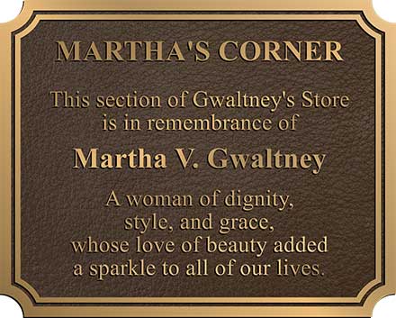 add on plates, bronze add on plaques