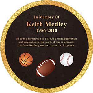 custom bronze plaque, custom bronze plaque with bubble top shape