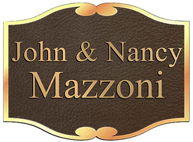 custom bronze plaque, homeplate custom shape bronze memorials plaques