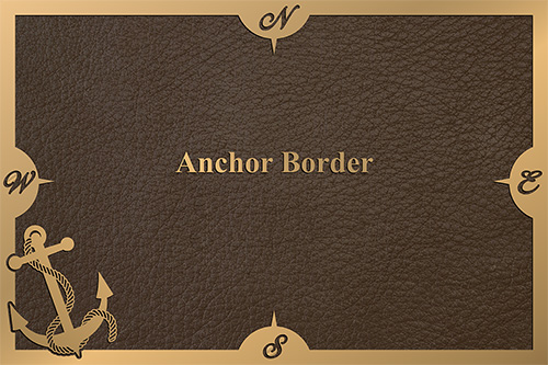 custom border bronze plaques