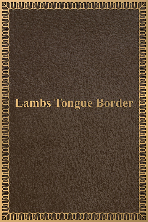 custom border bronze plaques